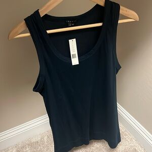 Theory Navy Tank Top L NWT